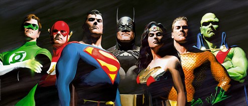 Original Seven (Box Canvas Deluxe) by DC - Box Canvas Deluxe